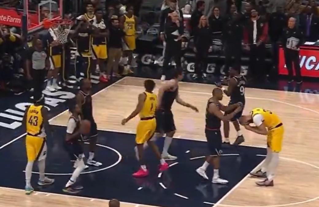 mk体育-明着摆烂？步行者0.1秒落后1分获2罚，赫夫两罚不中送走比赛